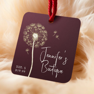 Kleding Labels Kleine Bedrijven Verleggende Floral