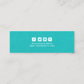 Kleding Labels Kleine Onderneming Aqua White (Achterkant)