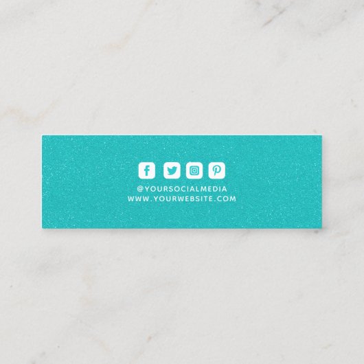 Kleding Labels Kleine Onderneming Aqua White (Achterkant)