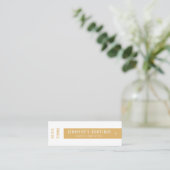 Kleding Labels Kleine Onderneming Bruin Label Witt (Staand voorkant)