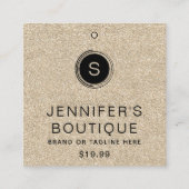 Kleding Labels Kleine Onderneming Champagne Glitte (Voorkant)