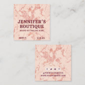 Kleding Labels Kleine Onderneming Elegant Luxe Mar (Voorkant / Achterkant)