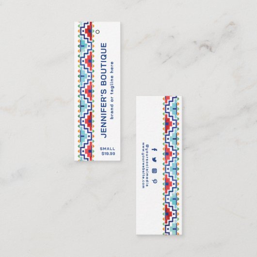 Kleding Labels Kleine Onderneming het Label van de (Voorkant / Achterkant)