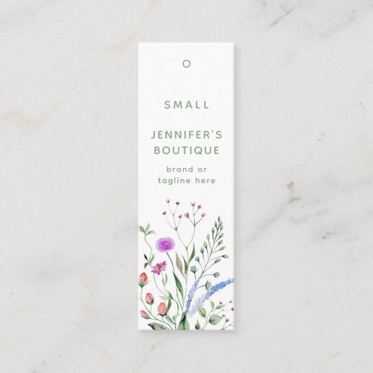 Kleding Labels Kleine Onderneming Luxe Floral (Voorkant)