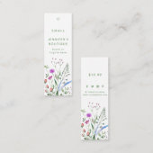 Kleding Labels Kleine Onderneming Luxe Floral (Voorkant / Achterkant)