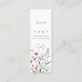 Kleding Labels Kleine Onderneming Luxe Floral (Achterkant)