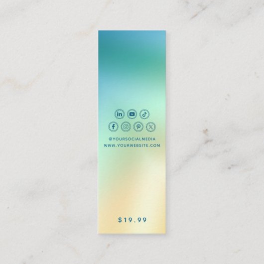 Kleding Labels Kleine Onderneming Moderne Abstract (Achterkant)