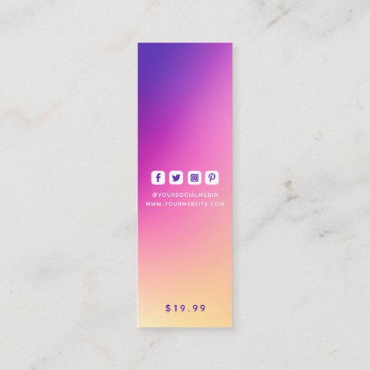 Kleding Labels Kleine Onderneming Moderne Abstract (Achterkant)