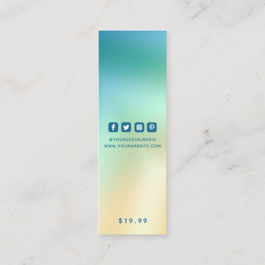 Kleding Labels Kleine Onderneming Moderne Abstract (Achterkant)