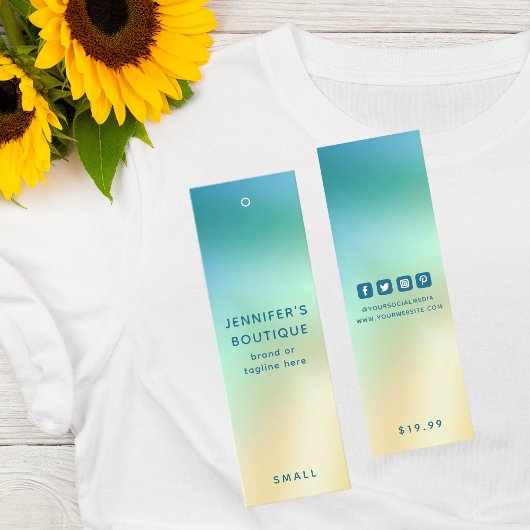 Kleding Labels Kleine Onderneming Moderne Abstract