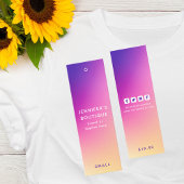 Kleding Labels Kleine Onderneming Moderne Abstract