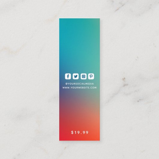 Kleding Labels Kleine Onderneming Moderne Abstract (Achterkant)