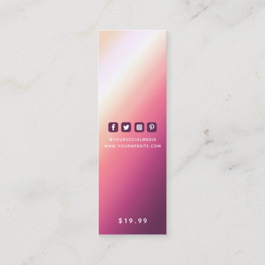 Kleding Labels Kleine Onderneming Moderne Abstract (Achterkant)