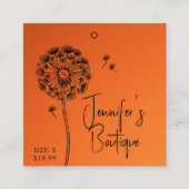 Kleding Labels Kleine Onderneming Oranje Florence (Voorkant)