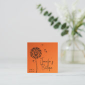 Kleding Labels Kleine Onderneming Oranje Florence (Staand voorkant)