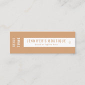 Kleding Labels Kleine Onderneming Tan Witte Prijs  (Voorkant)