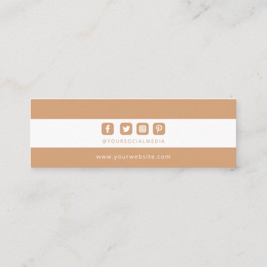 Kleding Labels Kleine Onderneming Tan Witte Prijs  (Achterkant)