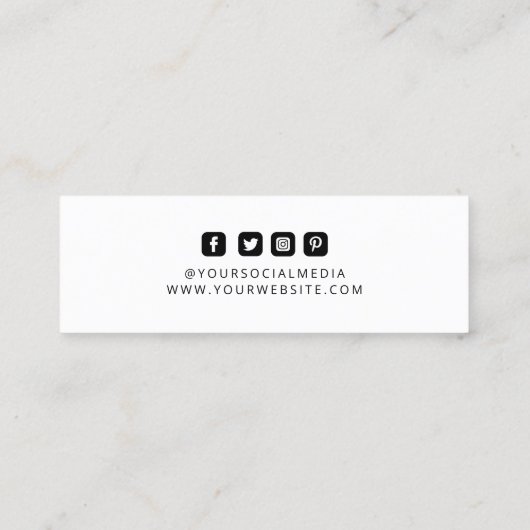 Kleding Labels Kleine Onderneming Witte Prijs Labe (Achterkant)