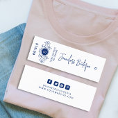 Kleding Labels Kleine Onderneming Witte Prijs Labe