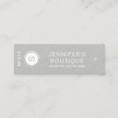 Kleding Labels Kleine Onderneming Zilver Wit (Voorkant)