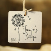 Kleding Labels Kleine Peach Floral Prijs