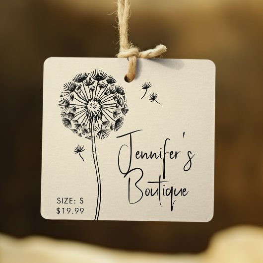 Kleding Labels Kleine Peach Floral Prijs