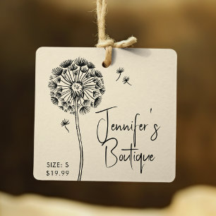 Kleding Labels Kleine Peach Floral Prijs