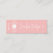 Kleding Labels Kleine Roos Kwartz Prijs Label (Voorkant)