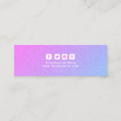 Kleding Labels Kleine Roze Blauw (Achterkant)