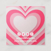 Kleding Labels Kleine Roze Retrochart (Achterkant)