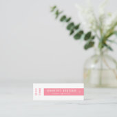 Kleding Labels Kleine Roze Witte Prijs Label (Staand voorkant)