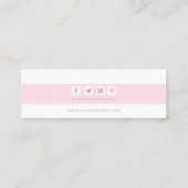 Kleding Labels Kleine Roze Witte Prijs Labels (Achterkant)
