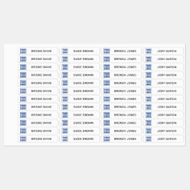 Kleding Labels Naam werknemer & Logo bedrijf