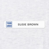 Kleding Labels Naam werknemer & Logo bedrijf (Design 2)