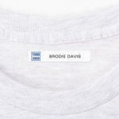 Kleding Labels Naam werknemer & Logo bedrijf (Aangebracht)