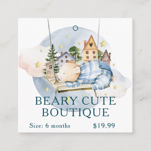 Kleding Labels Small Business Beer Kind Cute (Voorkant)