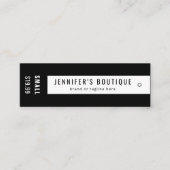 Kleding Labels Small Business Black White Price La (Voorkant)