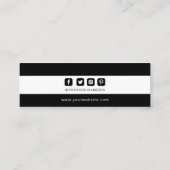 Kleding Labels Small Business Black White Price La (Achterkant)