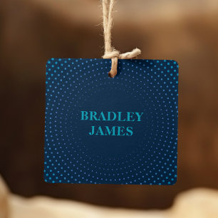 Kleding Labels Small Business Blue Dot