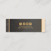 Kleding Labels Small Business Gold Luxury Shimmer (Achterkant)