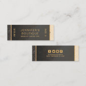 Kleding Labels Small Business Gold Luxury Shimmer (Voorkant / Achterkant)