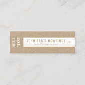 Kleding Labels Small Business Kraft White Price La (Voorkant)