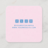 Kleding Labels Small Business Roze Blauw (Achterkant)