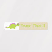 Kleding Labels voor Kinderen - Meisje Dinosaurs (Design 2)