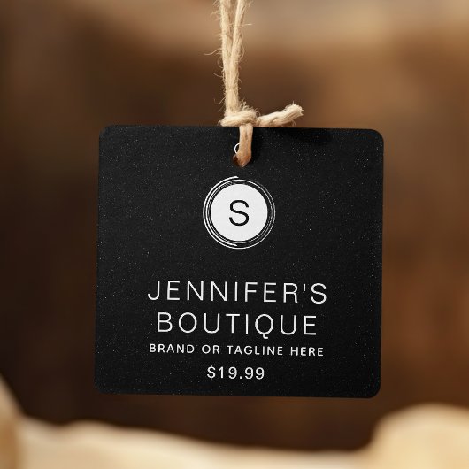 Kleding - Labels voor kleine bedrijven - zwart gli