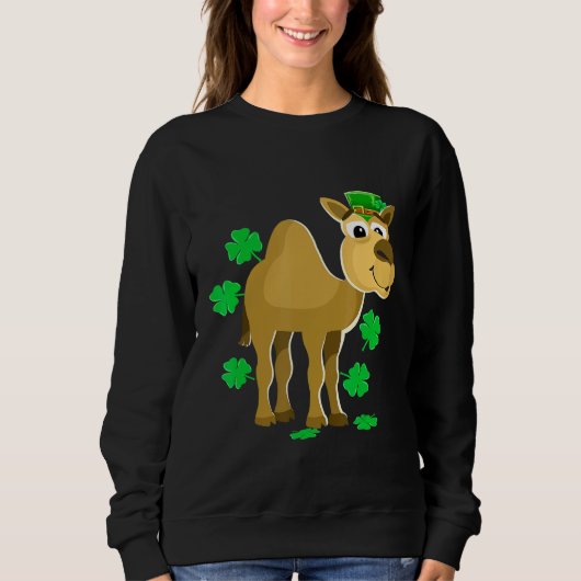 Kleding Leprechaun Shamrock St Patricks Day Trui (Voorkant)