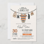 Kleding lijn een beetje Boo Neutral Halloween Kaart (Voorkant)