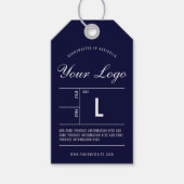 Kleding Logo hangt Label prijs af Cadeaulabel (Voorkant)