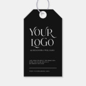 Kleding Logo hangt Label prijs af Cadeaulabel (Voorkant)
