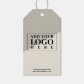 Kleding Logo Prijs Maat Hang Label Care Instructie Cadeaulabel (Voorkant)